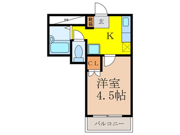 イーズ南春日丘の物件間取画像